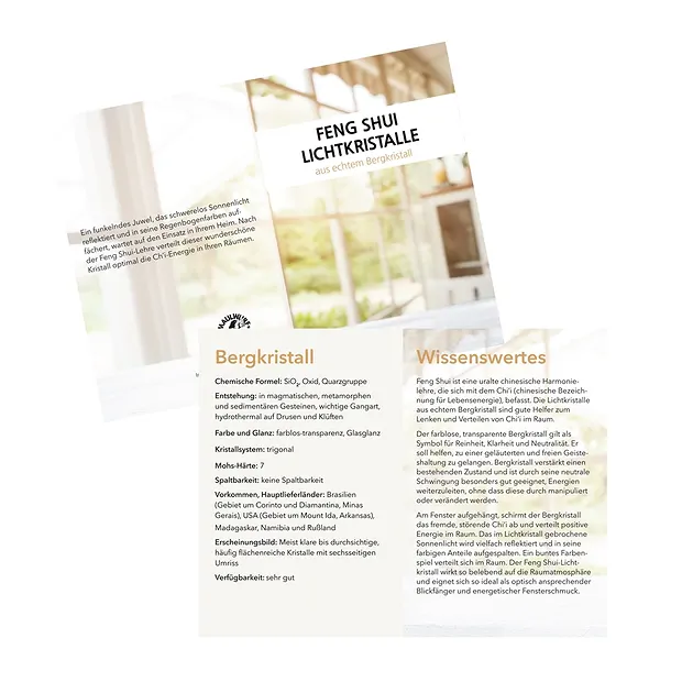 Crystal of light drop (faceted Rock Crystal), 40mm | Marco Schreier