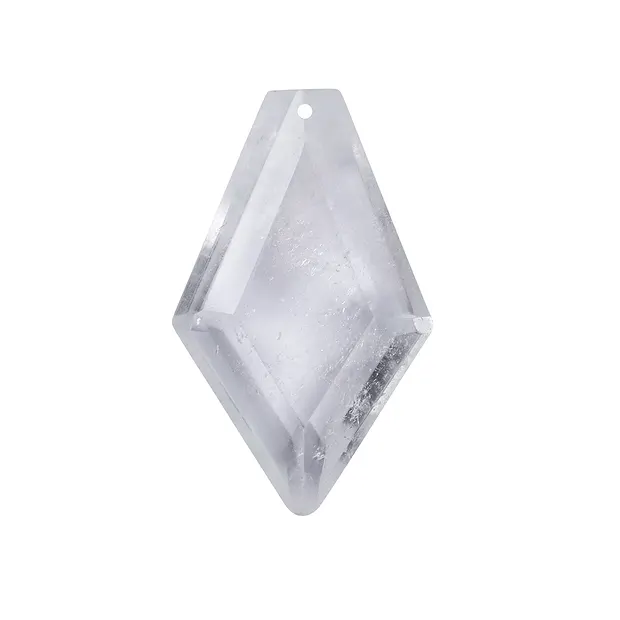 Lichtkristall Drachenträne (facettierter Bergkristall), 45mm | Marco Schreier