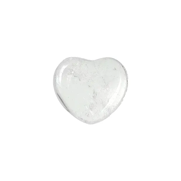 Heart (pocket heart), Rock Crystal, 2.8cm (mini) | Marco Schreier