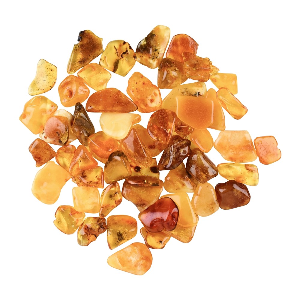 Trommelsteine Bernstein, 1,0 - 2,0cm (100g/VE) | Marco Schreier