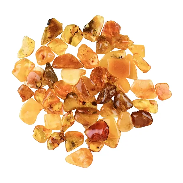 Tumbled Stone Amber, 1,0 - 2,0cm (100g/ PU) | wholesaler gems & healing stones