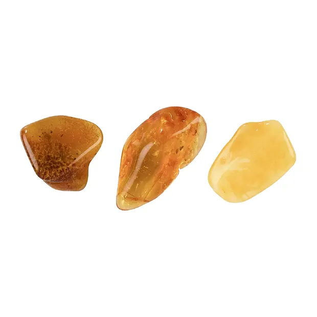 Piedras rodadas Ámbar, 2,0 - 3,0cm (100g/VE) | Marco Schreier