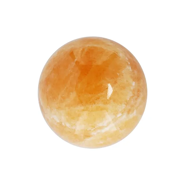 Kugel Calcit (Orangencalcit), 6,0cm | Schreier Edelsteine, Heilsteine & Schmuck