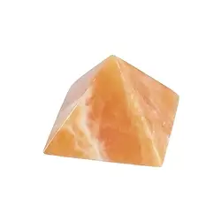 0504203400 Pyramid calcite (orange calcite), 04,0cm | wholesaler gems & healing stones