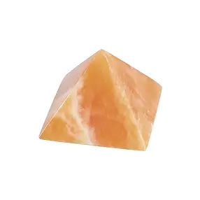 Pyramid calcite (orange calcite), 04,0cm | wholesaler gems & healing stones