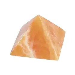 0504203600 Pyramid calcite (orange calcite), 06,0cm | wholesaler gems & healing stones