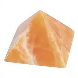 0504203900 Pyramid calcite (orange calcite), 10.0cm | wholesaler gems & healing stones