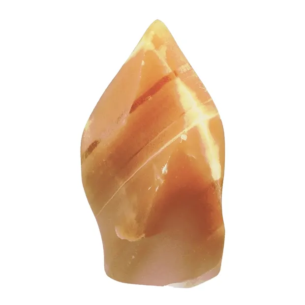 Freeform flame Calcite (orange), 16cm | wholesale gems, healing stones & jewelry