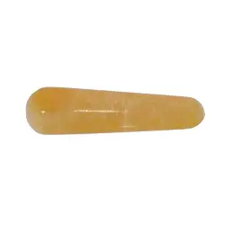 0504212048 Massage stylus calcite (orange calcite), 2.5 x 10cm | Marco Schreier