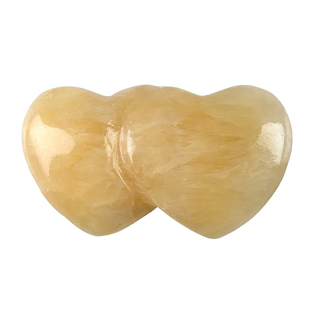 Double Cœur Calcite (orange), 04,3cm (6 pcs/UC) | Marco Schreier