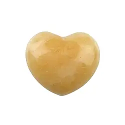 0504220451 Cuore bulboso, Calcite (arancione), 04,5cm | grossista gemme e pietre curative