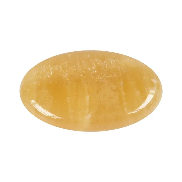 Linsenstein Calcit (orange) | Mineralien-Handel Edelsteine, Heilsteine & Schmuck