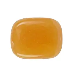 0504293202 Flat Stone Calcite (Orange Calcite), 3,7 x 3,0cm | Marco Schreier