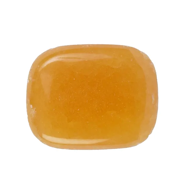 Auflagestein Calcit (Orangencalcit), 3,7 x 3,0cm | Marco Schreier