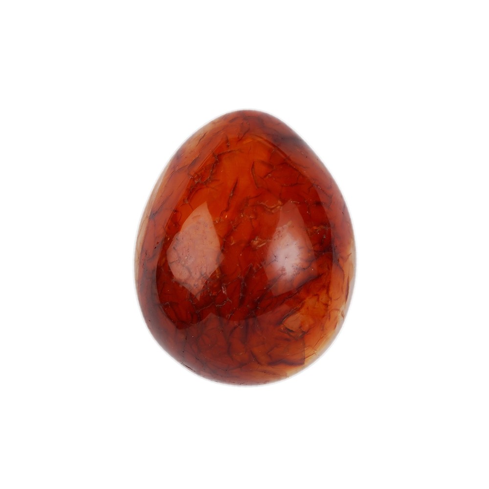 Egg carnelian (heated), 4,8cm | minerals trade - gems, healing stones & jewelry