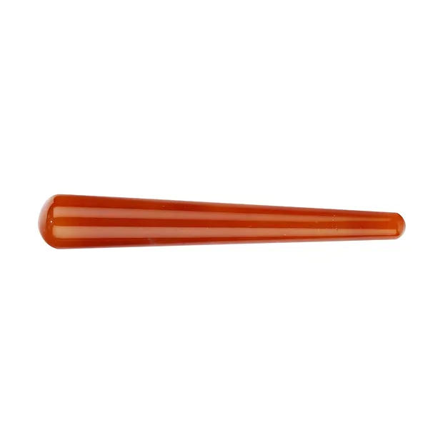 Massage stylus carnelian (burnt) | wholesaler gems, healing stones & jewelry