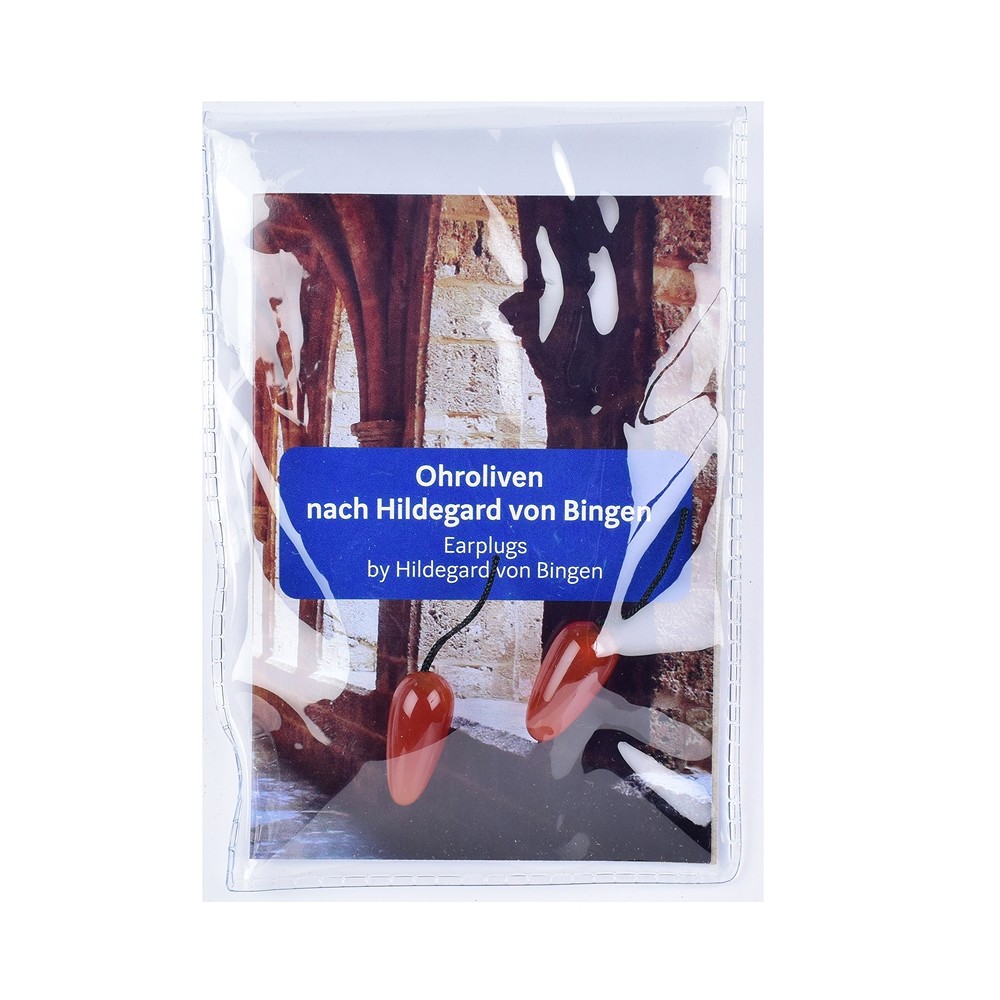 Ohr-Oliven Carneol (gebr.), mit Infoblatt, in Pouch | Marco Schreier