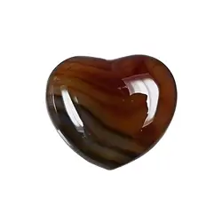 0504320451 Puffy heart, carnelian (heated), 4,5cm | Schreier gems, healing stones & jewelry