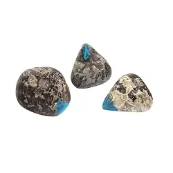 0504427103 Trommelsteine Cavansit in Matrix (3 St./VE) | Edelsteine, Heilsteine & Schmuck