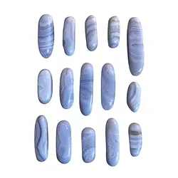 0504527500 Stiftsteine Chalcedon blau (100g/VE) | Schreier Edelsteine, Heilsteine & Schmuck