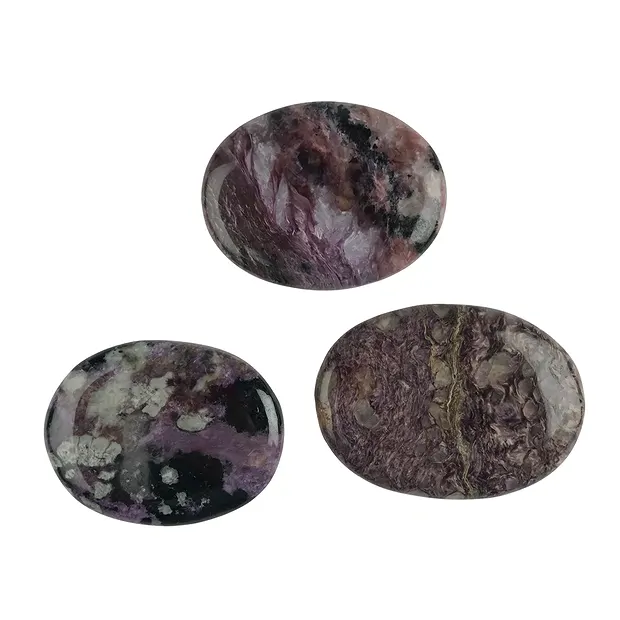 Pietra ollare Charoite, 6,0 x 4,5 cm | grossista gemme e pietre curative