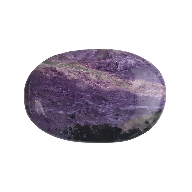 Large Palmstone Charoite A, 6.0 x 4.5cm | wholesaler gems & healing stones