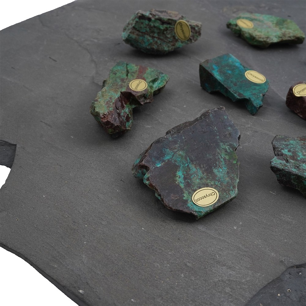 Recorte cuprita crisocola, 03 - 06cm (24 pzas./paquete) | Marco Schreier