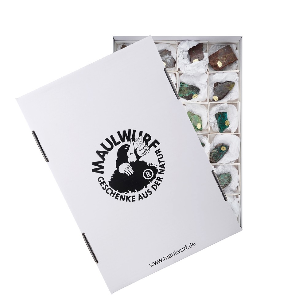 Recorte cuprita crisocola, 03 - 06cm (24 pzas./paquete) | Marco Schreier