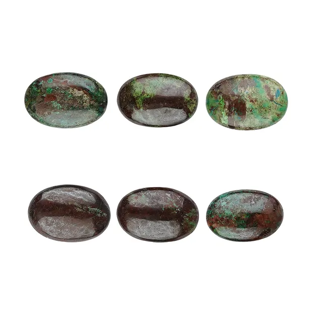 Small Palmstone Chrysocoll-Cuprite (stab.) | wholesaler gems & healing stones