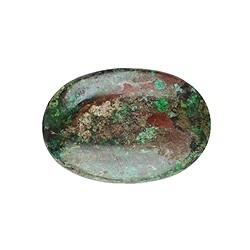 0505123001 Lente de piedra crisocola cuprita (estabilizado) | Marco Schreier