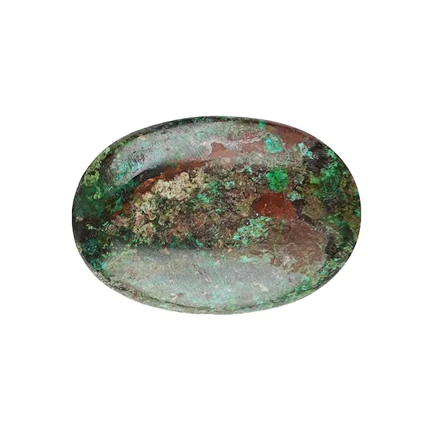 Small Palmstone Chrysocoll-Cuprite (stab.) | wholesaler gems & healing stones