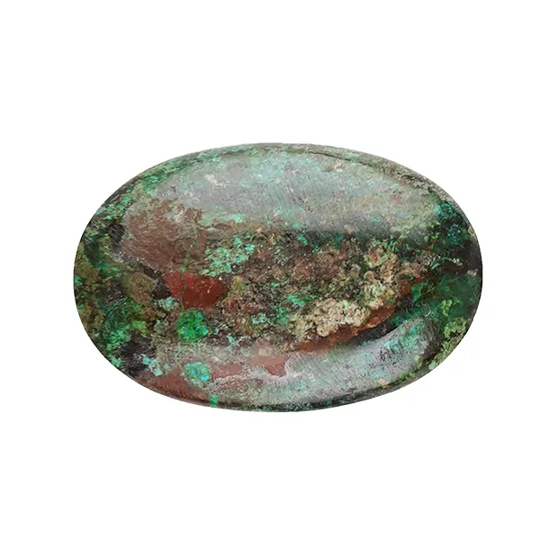 Linsenstein Chrysocoll-Cuprit (stab.) | Edelsteine, Heilsteine & Schmuck-Handel