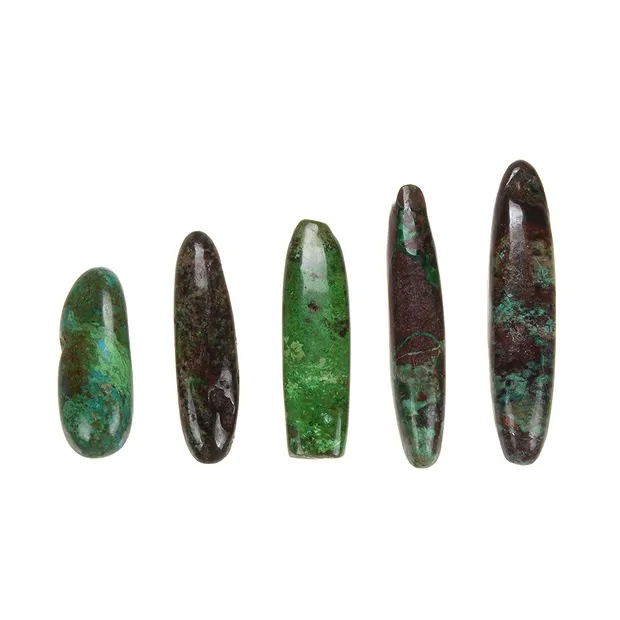 Pencil stones chrysocolla cuprite (100g/ PU) | wholesaler gems & healing stones