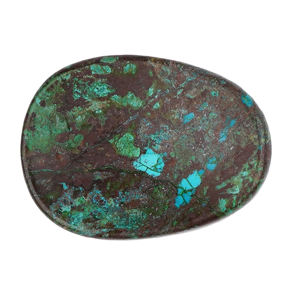 Thumb Stone Chrysocoll-Cuprite (stab.) | Schreier gems, healing stones & jewelry