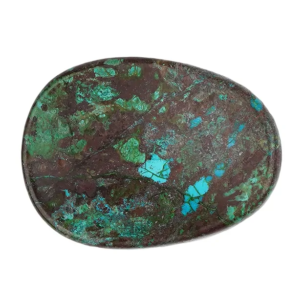 Thumb Stone Chrysocoll-Cuprite (stab.) | Schreier gems, healing stones & jewelry