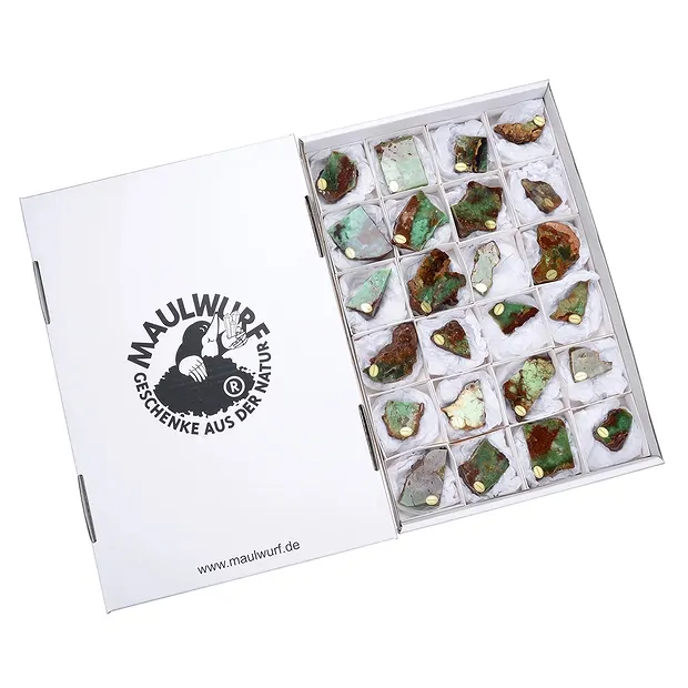 Crisoprasio Taglio, 04 - 05 cm (24 pz./ UC) | grossista gemme e pietre curative