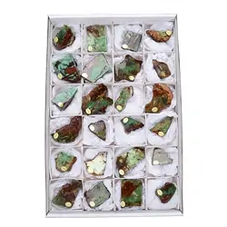 0505208002 Pièces polies d'un côté Chrysoprase, 04 - 05cm (24 pcs/UC) | Marco Schreier