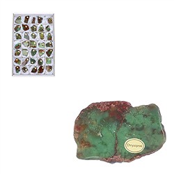 0505208035 One side polished pieces Chrysoprase, 03 - 05cm (35 pcs./ PU) | Marco Schreier