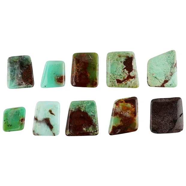 Pierres à arêtes Chrysoprase (100g/UC) | Marco Schreier