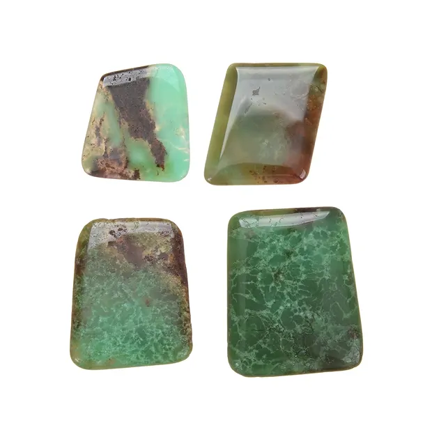 Kantensteine Chrysopras (100g/VE) | Großhändler Edelsteine, Heilsteine & Schmuck