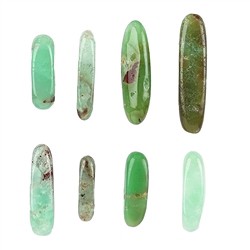 0505227500 Pencil stones Chrysoprase (100g/ PU) | wholesaler gems, healing stones & jewelry