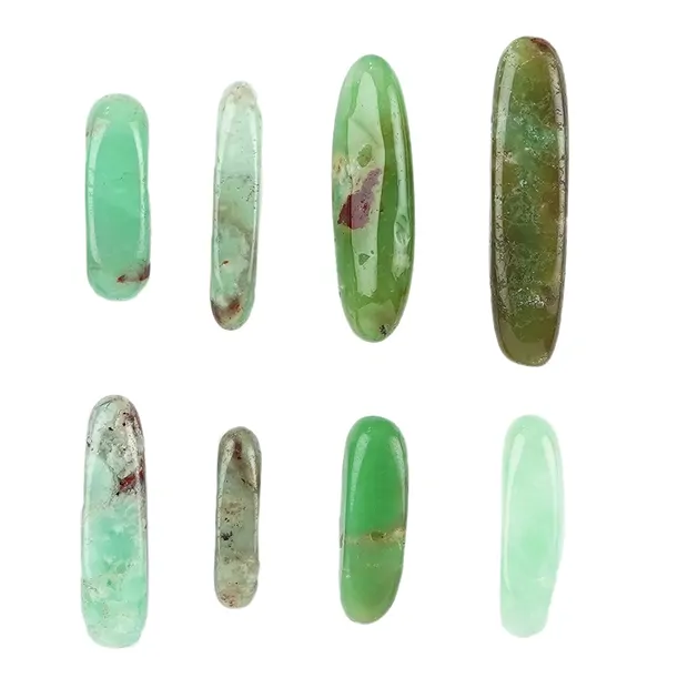 Pencil stones Chrysoprase (100g/ PU) | wholesaler gems, healing stones & jewelry