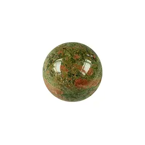 Sphere Epidote/Unakite, 1.5cm (calibrated) | wholesaler gems & healing stones