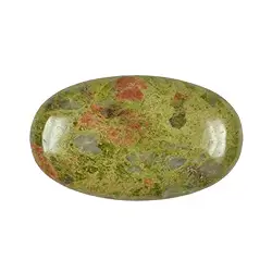 0506923001 Linsenstein Unakit (Epidot-Feldspat) | Schreier Edelsteine, Heilsteine & Schmuck