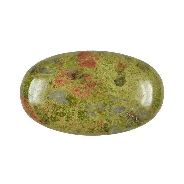 Linsenstein Unakit (Epidot-Feldspat) | Schreier Edelsteine, Heilsteine & Schmuck