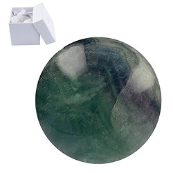 0507201041 Boule de massage Fluorite, 3,8-4,5cm, dans une boîte cadeau | Marco Schreier