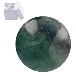 0507201041 Boule de massage Fluorite, 3,8-4,5cm, dans une boîte cadeau | Marco Schreier