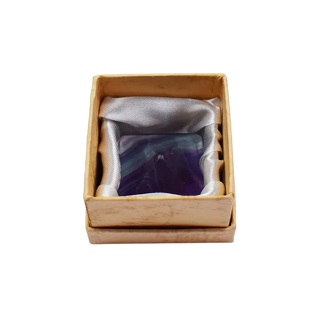 Pirámide de fluorita, 3 cm, caja de regalo | Marco Schreier