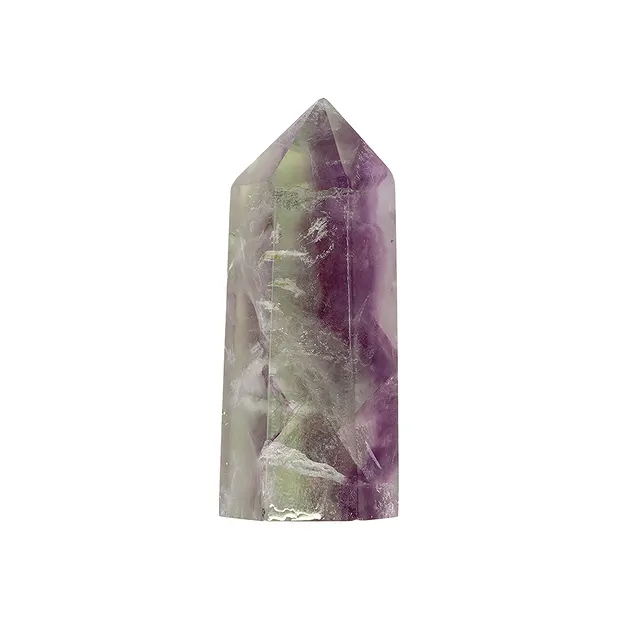 Spitze Fluorit, 4,0cm, mit Beileger in Pouch | Edelsteine, Heilsteine & Schmuck