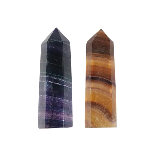 Obelisk Fluorit (sechseitig), 6,0 - 7,0cm | GH Edelsteine, Heilsteine & Schmuck